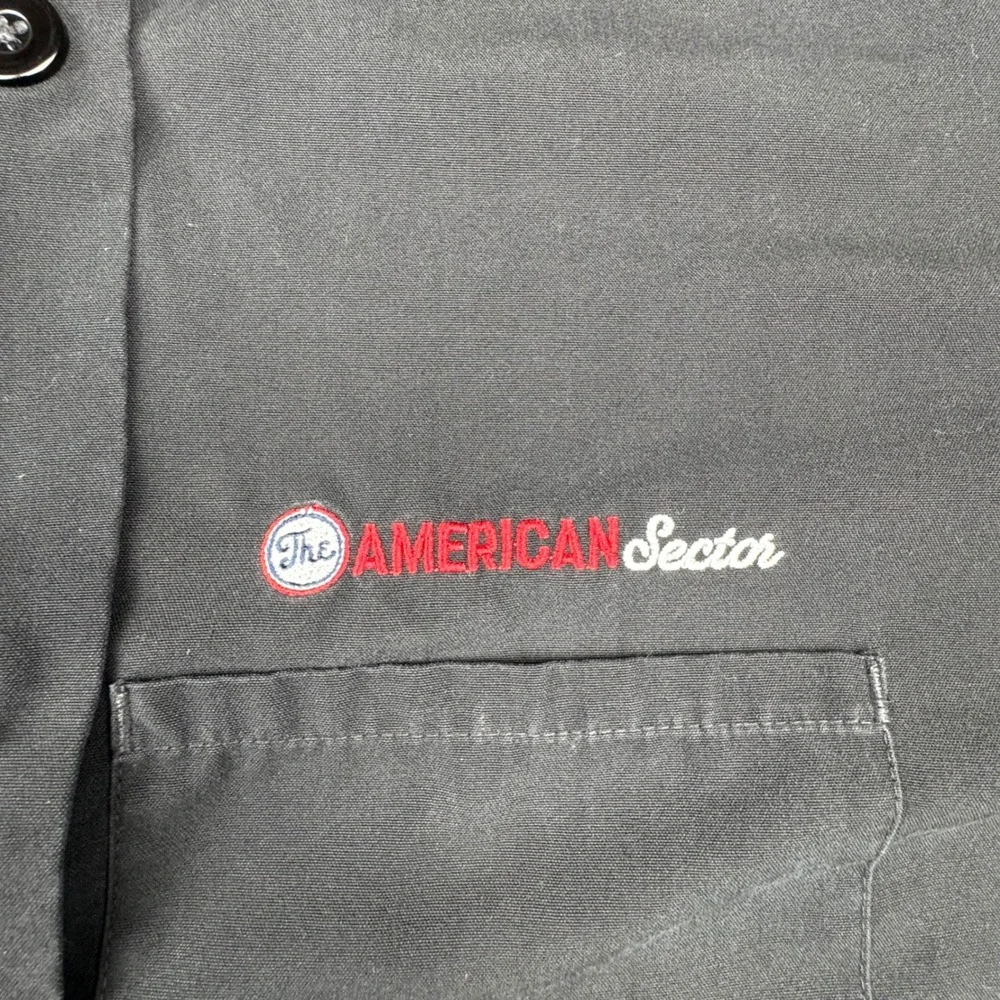 Uncommon Threads Mens Chef Coat Large Black Polyester Professional Kitchen Work